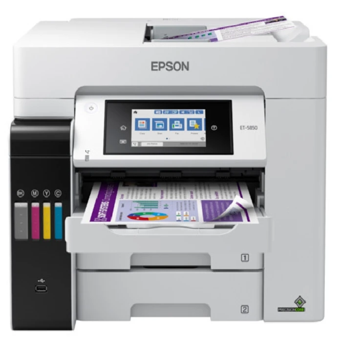 EPSON EcoTank Multifunkcijski tiskalnik 4v1 ET-5850 WiFi ADF
